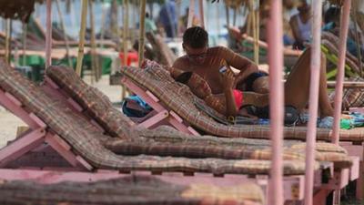 Foreigners will finally be able to visit Goa after months of travel restrictions since the beginning of Covid-19 pandemic in early 2020. (Hindustan Times Photo)