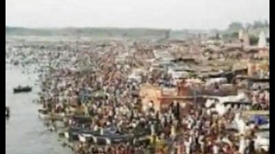 Devotees from western UP and other parts of the country arrive here to take a dip in the Ganga. The mela is organised every year after Diwali (File Photo) Devotees from western UP and other parts of the country arrive here to take a dip in the Ganga. The mela is organised every year after Diwali (File Photo)