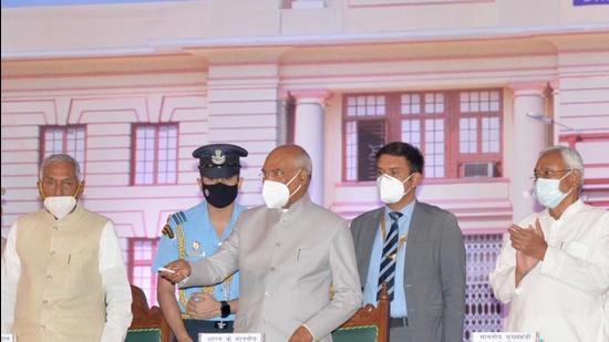 President Ram Nath Kovind, who was Bihar governor when he was elevated to Rashtrapati Bhavan, said visiting Bihar felt like a homecoming. (Twitter/@rashtrapatibhvn)