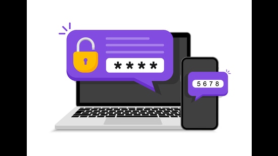 The two-step authentication verification code message on smartphones ensures secure log in or sign in. (Photo: Shutterstock) The two-step authentication verification code message on smartphones ensures secure log in or sign in. (Photo: Shutterstock)
