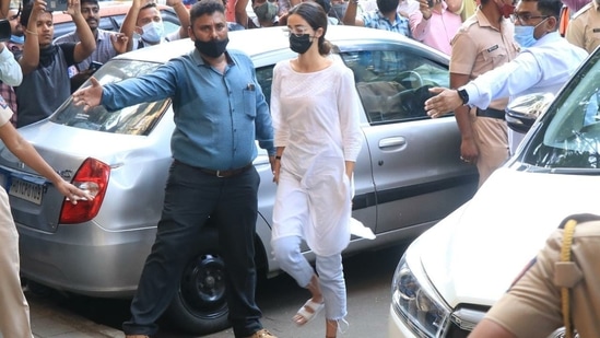 Earlier in the day, the NCB conducted a raid at Ananya's house in Mumbai.(Varinder Chawla)