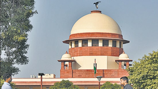 The Supreme Court observed that the Centre cannot pull the <span class='webrupee'>?</span>8 lakh annual income limit to identify economically weaker section (EWS) for providing 10% quota in public jobs and educational institutions out of thin air. (HT file)