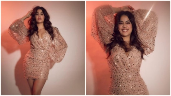 Janhvi Kapoor is setting major fashion goals for us. The actor dropped a fresh set of pictures on her Instagram profile and they are making her Instagram family scurry to take notes of her fashion. Janhvi’s sartorial sense of fashion always manages to make us drool, and on Thursday, it was no different.(Instagram/@janhvikapoor)