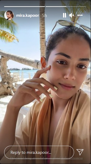 Mira Rajput's latest Maldives selfie(Instagram)