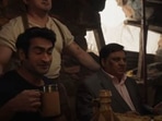 Harish Patel in a still from Eternals trailer. Harish Patel in a still from Eternals trailer.