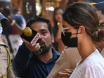 Ananya Panday was questioned for four hours on Friday, the second day of her interrogation by NCB officials. (AFP) Ananya Panday was questioned for four hours on Friday, the second day of her interrogation by NCB officials. (AFP)