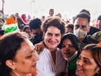 Two weeks before her press conference, Priyanka Gandhi Vadra had soaked in every bit of what is widely seen as the biggest political moment of her 32-month-old career as the Congress general secretary. (PTI) Two weeks before her press conference, Priyanka Gandhi Vadra had soaked in every bit of what is widely seen as the biggest political moment of her 32-month-old career as the Congress general secretary. (PTI)