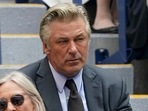 Alec Baldwin during the men's singles final of the US Open tennis championships, (AP Photo/John Minchillo)(AP) Alec Baldwin during the men's singles final of the US Open tennis championships, (AP Photo/John Minchillo)(AP)