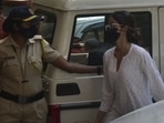 Ananya Panday reaches NCB office along with her father Chunky Panday at Ballard Estate in Mumbai. (Hindustan Times/Anshuman Poyrekar) Ananya Panday reaches NCB office along with her father Chunky Panday at Ballard Estate in Mumbai. (Hindustan Times/Anshuman Poyrekar)