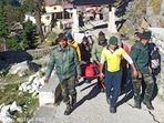 SDRF team rescued a survivor in Uttarkashi, Uttarakhand SDRF team rescued a survivor in Uttarkashi, Uttarakhand