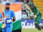 India skipper Virat Kohli and Pakistan captain Babar Azam. (Getty Images) India skipper Virat Kohli and Pakistan captain Babar Azam. (Getty Images)