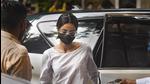 Bollywood actress Ananya Pandey at the NCB office on Thursday. (PTI) Bollywood actress Ananya Pandey at the NCB office on Thursday. (PTI)