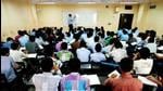 I’m told some of the more popular JEE test-prep schools are so focused on maintaining their track record that they admit students after an admission test (Pradeep Gaur/Mint) I’m told some of the more popular JEE test-prep schools are so focused on maintaining their track record that they admit students after an admission test (Pradeep Gaur/Mint)
