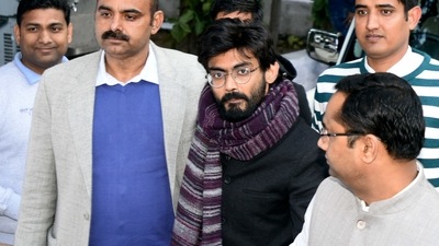 JNU student Sharjeel Imam. (Amal KS/ Hindustan Times) JNU student Sharjeel Imam. (Amal KS/ Hindustan Times)