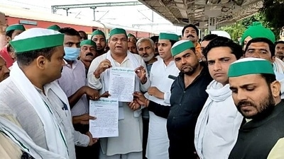 The BKU, led by national president Naresh Tikait, is a part of the Samyukt Kisan Morcha, which is spearheading the stir against the central laws enacted last year. (ANI) The BKU, led by national president Naresh Tikait, is a part of the Samyukt Kisan Morcha, which is spearheading the stir against the central laws enacted last year. (ANI)