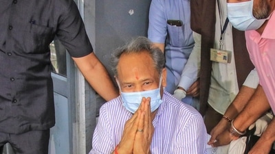 Subash Garg, a Bharatpur MLA (Rashtriya Lok Dal) and Technical Education Minister in the Rajasthan government, arranged the meeting of the relatives with Gehlot before he left for Jodhpur. (PTI) Subash Garg, a Bharatpur MLA (Rashtriya Lok Dal) and Technical Education Minister in the Rajasthan government, arranged the meeting of the relatives with Gehlot before he left for Jodhpur. (PTI)