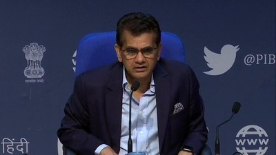 Niti Aayog CEO Amitabh Kant says affordable internet connectivity and technology-based infrastructure are the only ways to enhance the education sector in the country. (File) Niti Aayog CEO Amitabh Kant says affordable internet connectivity and technology-based infrastructure are the only ways to enhance the education sector in the country. (File)