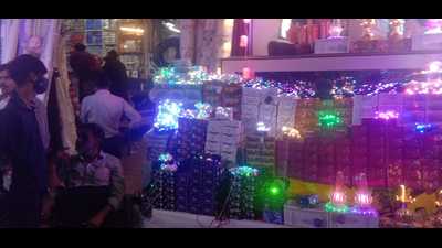 Made in India electric products on sale in Shahganj market of Prayagraj. (HT) Made in India electric products on sale in Shahganj market of Prayagraj. (HT)