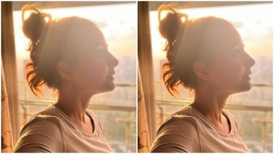 Hina Khan’s pictures are a treat for sore eyes. Hina posed for selfies as she overlooked the sunset. (Instagram/@realhinakhan) Hina Khan’s pictures are a treat for sore eyes. Hina posed for selfies as she overlooked the sunset. (Instagram/@realhinakhan)