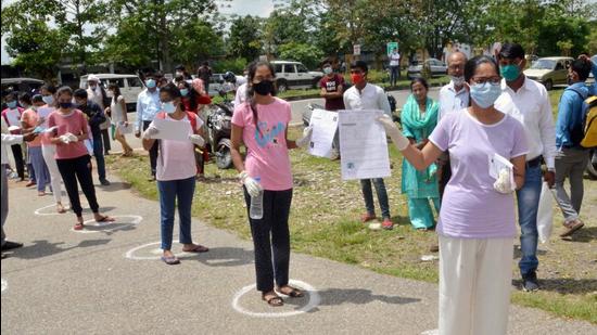 The decision comes after two medical aspirants from Solapur complained that their exam invigilators mixed up their question and answer sheets on the day of the examination, leaving them without the original answer booklet for results (PTI)