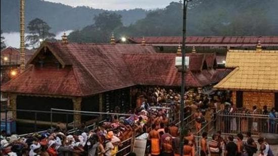 The Kerala high court has questioned the state government and the Kerala police whether they have the power to manage the virtual queue at Sabarimala Temple. (Archive) The Kerala high court has questioned the state government and the Kerala police whether they have the power to manage the virtual queue at Sabarimala Temple. (Archive)