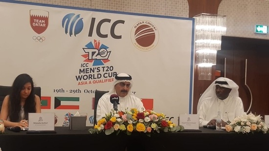 Qatar to host ICC qualifying event for first time as part of road to AUS 2022(TWITTER)