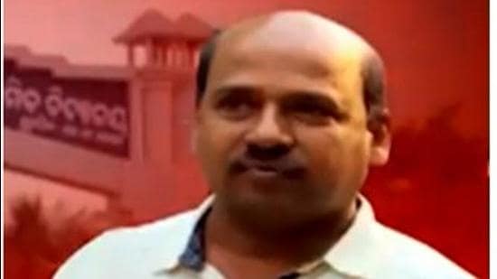 Odisha school president Gobind Sahu counted influential politicians including minister of state for home DS Mishra as his close associates, claims that have now embarassed the BJD which is trying to distance the minister from Sahu. (Twitter/@spbalangir) Odisha school president Gobind Sahu counted influential politicians including minister of state for home DS Mishra as his close associates, claims that have now embarassed the BJD which is trying to distance the minister from Sahu. (Twitter/@spbalangir)