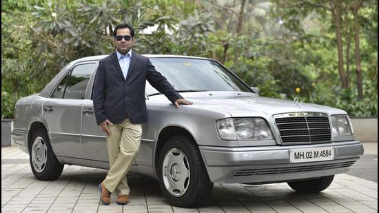 Perseus Bandrawalla with his Mercedes-Benz W124, the car that kick-started his conversation with Sorabjee on the Mercedes-Benz Classic Car Rally back in 2014, which became the backbone of the modern classic movement in India.