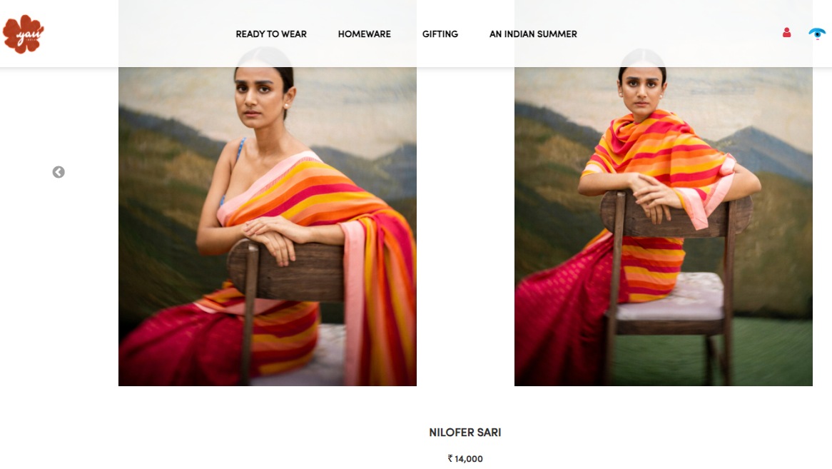 Shraddha Kapoor's saree from Yam (yamindia.in)