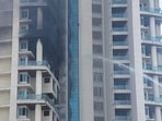 The fire at Mumbai’s Avighna Park that claimed one life has once again turned the spotlight on fire safety in high-rises buildings. (Pratik Chorge/HT Photo) The fire at Mumbai’s Avighna Park that claimed one life has once again turned the spotlight on fire safety in high-rises buildings. (Pratik Chorge/HT Photo)