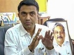 Goa chief minister Pramod Sawant. Goa chief minister Pramod Sawant.