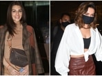 There is a new voguish trend in B-Town taking over your favourite celebrities' wardrobe - leather pants, and you might want to hop on this trend too. Leather ensembles become a style staple with the arrival of winters. And Bollywood divas like Kriti Sanon, Deepika Padukone, and Alia Bhatt are already adding this fashion statement to their looks. Moreover, instead of going for the traditional black colour, these stars present many more ways to incorporate the fabric into your wardrobe.(HT Photo/Varinder Chawla) There is a new voguish trend in B-Town taking over your favourite celebrities' wardrobe - leather pants, and you might want to hop on this trend too. Leather ensembles become a style staple with the arrival of winters. And Bollywood divas like Kriti Sanon, Deepika Padukone, and Alia Bhatt are already adding this fashion statement to their looks. Moreover, instead of going for the traditional black colour, these stars present many more ways to incorporate the fabric into your wardrobe.(HT Photo/Varinder Chawla)
