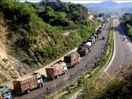 Jammu-Srinagar National Highway shut due to heavy rains. (File photo)