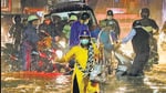 Bengaluru received 233 mm of rainfall till October 18 as against the normal of 104 mm, registering an increase of 125%, as per Karnataka State Disaster Management Authority (KSDMA) data. (Agencies) Bengaluru received 233 mm of rainfall till October 18 as against the normal of 104 mm, registering an increase of 125%, as per Karnataka State Disaster Management Authority (KSDMA) data. (Agencies)
