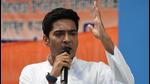 TMC chief Mamata Banerjee’s nephew Abhishek Banerjee also upped the ante against the BJP ahead of the by-polls while playing the ‘outsider card’ once again, which had given the party rich dividends during the assembly polls. (HT PHOTO.) TMC chief Mamata Banerjee’s nephew Abhishek Banerjee also upped the ante against the BJP ahead of the by-polls while playing the ‘outsider card’ once again, which had given the party rich dividends during the assembly polls. (HT PHOTO.)