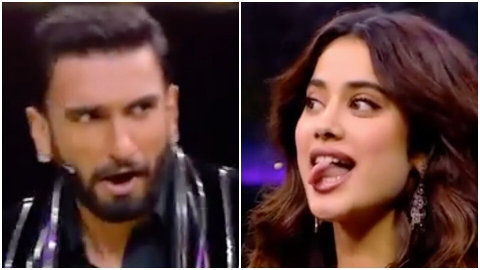 Janhvi Kapoor makes Ranveer Singh squirm as she twists her tongue 360° on The Big Picture. Watch