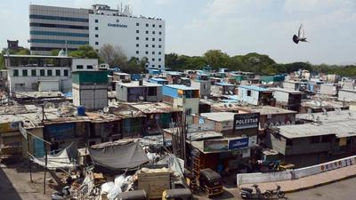 The Pune Slum Rehabilitation Authority (SRA) has initiated a survey of the Patil Estate slums at Shivajinagar, scheduled to begin on Monday, October 25. (HT FILE PHOTO) The Pune Slum Rehabilitation Authority (SRA) has initiated a survey of the Patil Estate slums at Shivajinagar, scheduled to begin on Monday, October 25. (HT FILE PHOTO)
