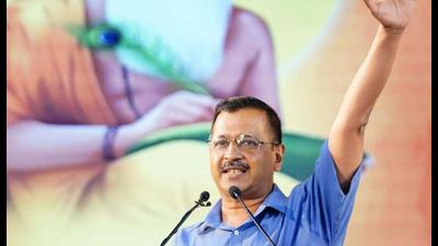 Before going to Ayodhya, Delhi CM Arvind Kejriwal will reach Sultanpur in Uttar Pradesh on October 25. (HT Photo)