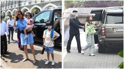 Our favourite stars are chilling this weekend. Paparazzi spotted Shilpa Shetty with her kids and mother at Gateway of India where she was having a fun time with family. Alia Bhatt was also spotted in Bandra, on Saturday afternoon dressed in her casual best. (HT Photos/Varinder Chawla) Our favourite stars are chilling this weekend. Paparazzi spotted Shilpa Shetty with her kids and mother at Gateway of India where she was having a fun time with family. Alia Bhatt was also spotted in Bandra, on Saturday afternoon dressed in her casual best. (HT Photos/Varinder Chawla)