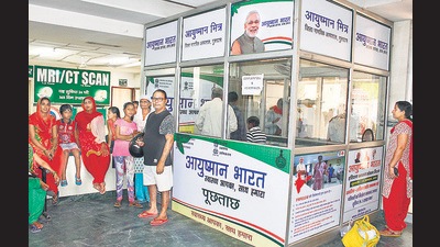 The IMA, Punjab, has stopped admitting new patients under Ayushman Bharat scheme from Saturday onwards. Say their finances have been exhausted and the government has failed to resolve their issues. (HT File Photo/ Representational image) The IMA, Punjab, has stopped admitting new patients under Ayushman Bharat scheme from Saturday onwards. Say their finances have been exhausted and the government has failed to resolve their issues. (HT File Photo/ Representational image)