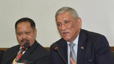 Chief of Defence Staff (CDS) General Bipin Rawat with DG of Assam Police Bhaskar Jyoti Mahanta in Guwahati on Saturday. General Rawat said China’s foray into South Asia and the Indian Ocean region is not in India’s national interests. (PTI) Chief of Defence Staff (CDS) General Bipin Rawat with DG of Assam Police Bhaskar Jyoti Mahanta in Guwahati on Saturday. General Rawat said China’s foray into South Asia and the Indian Ocean region is not in India’s national interests. (PTI)