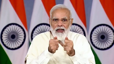 PM Modi will also deliver an address after the interaction. (ANI) PM Modi will also deliver an address after the interaction. (ANI)