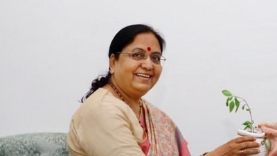 Former governor and BJP national vice president Baby Rani Maurya (HT File)