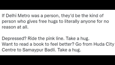 Twitter thread on Delhi metro (Twitter/@CatPapa17)