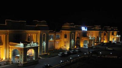 The assembly building beautifully illuminated ahead of the CPA meet, in Patna. (HT Photo) The assembly building beautifully illuminated ahead of the CPA meet, in Patna. (HT Photo)