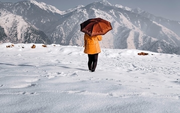 Pahalgam district of Jammu and Kashmir got covered in a blanket of snow after receiving the season's first snowfall on Saturday morning. (Unsplash)