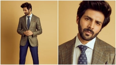 When it comes to fashion, Kartik Aaryan never misses on putting his sartorial foot forward. On Friday, Kartik made our week a little better with a set of pictures from his recent photoshoot. And for this time, he ditched his casual fashion look to get into a suit. (Instagram/@kartikaaryan) When it comes to fashion, Kartik Aaryan never misses on putting his sartorial foot forward. On Friday, Kartik made our week a little better with a set of pictures from his recent photoshoot. And for this time, he ditched his casual fashion look to get into a suit. (Instagram/@kartikaaryan)