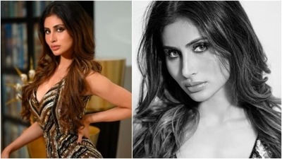 Mouni Roy blessed our feed with these stylish photos in an embellished dress by designer Rocky Star. (Instagram/@imouniroy) Mouni Roy blessed our feed with these stylish photos in an embellished dress by designer Rocky Star. (Instagram/@imouniroy)