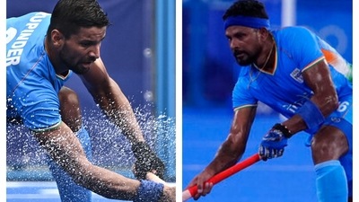 Tokyo Bronze medallists Rupinder, Lakra overwhelmed by PM Modi's letter of appreciation on retirement (File) Tokyo Bronze medallists Rupinder, Lakra overwhelmed by PM Modi's letter of appreciation on retirement (File)