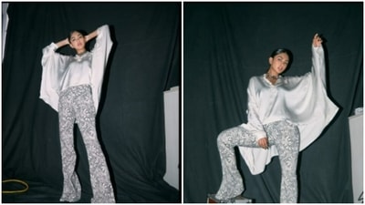 Mrunal Thakur played muse to fashion designer Anamika Khanna and treated her Instagram family to a slew of pictures from her photoshoot, on Saturday. While we can’t stop admiring her, we are also taking down notes of her sartorial fashion. (Instagram/@mrunalthakur) Mrunal Thakur played muse to fashion designer Anamika Khanna and treated her Instagram family to a slew of pictures from her photoshoot, on Saturday. While we can’t stop admiring her, we are also taking down notes of her sartorial fashion. (Instagram/@mrunalthakur)